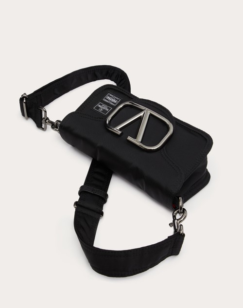 Red Valentino BORSA MINI A TRACOLLA VALENTINO GARAVANI COLLABORATION WITH PORTER IN TESSUTO TECNICO