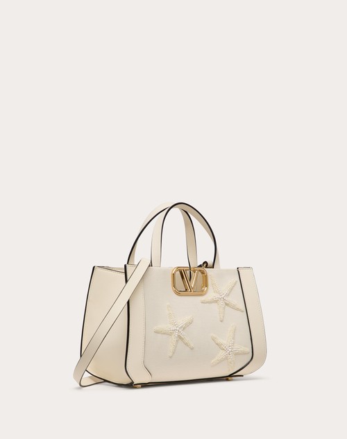 Red Valentino BORSA PICCOLA A MANO VALENTINO GARAVANI ESCAPE IN RAFIA CON RICAMO