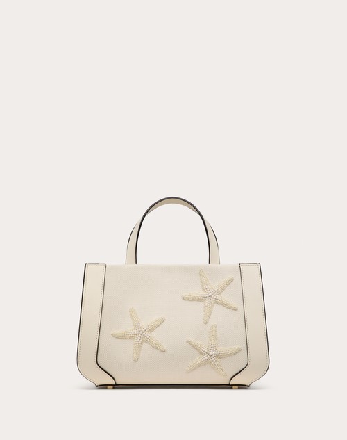 Red Valentino BORSA PICCOLA A MANO VALENTINO GARAVANI ESCAPE IN RAFIA CON RICAMO