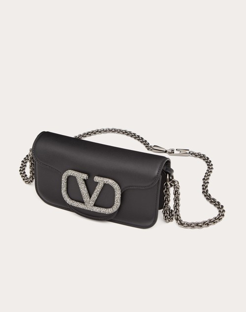 Red Valentino BORSA PICCOLA A SPALLA VALENTINO GARAVANI LOCÒ CON LOGO GIOIELLO