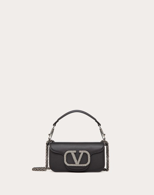 Red Valentino BORSA PICCOLA A SPALLA VALENTINO GARAVANI LOCÒ CON LOGO GIOIELLO