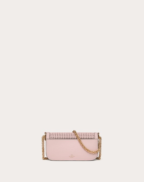 Red Valentino BORSA PICCOLA A SPALLA VALENTINO GARAVANI LOCÒ IN PELLE INTRECCIATA