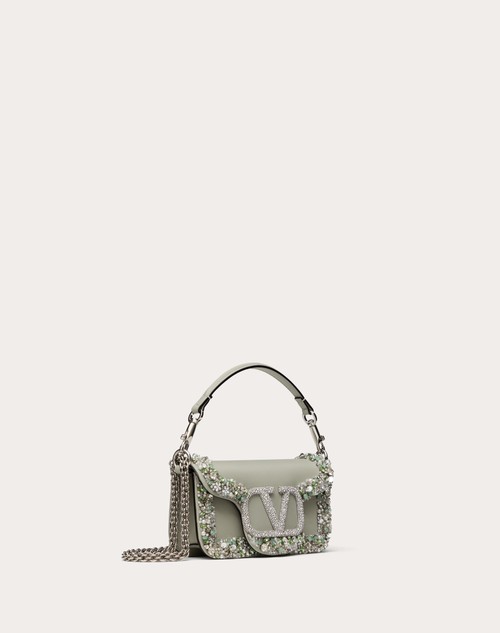 Red Valentino BORSA PICCOLA A SPALLA VALENTINO GARAVANI LOCÒ RICAMATA