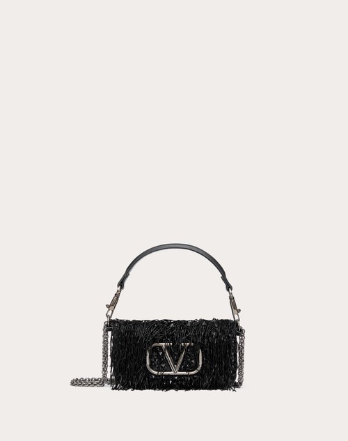 Red Valentino BORSA PICCOLA A SPALLA VALENTINO GARAVANI LOCÒ RICAMATA