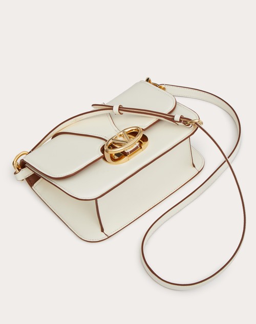 Red Valentino BORSA PICCOLA A SPALLA VLOGO O'CLOCK IN NAPPA CON CATENA