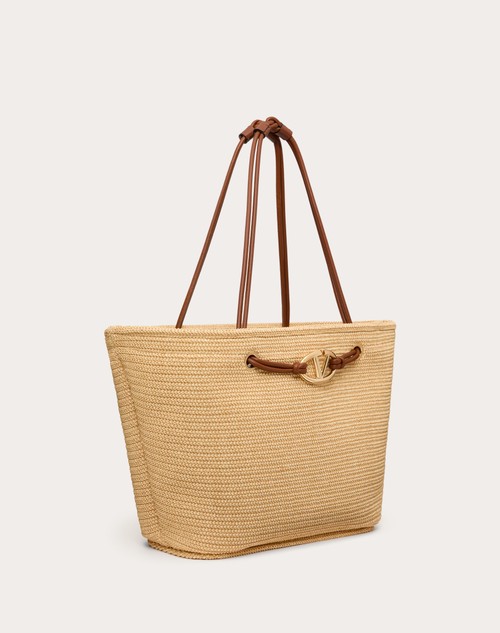 Red Valentino BORSA SHOPPING GRANDE VALENTINO GARAVANI ESCAPE IN RAFIA