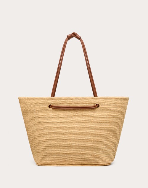 Red Valentino BORSA SHOPPING GRANDE VALENTINO GARAVANI ESCAPE IN RAFIA