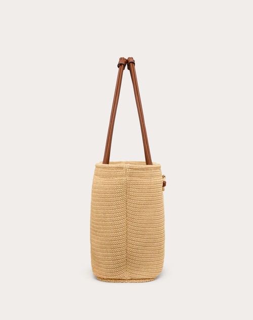 Red Valentino BORSA SHOPPING GRANDE VALENTINO GARAVANI ESCAPE IN RAFIA