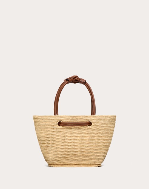 Red Valentino BORSA SHOPPING PICCOLA VALENTINO GARAVANI ESCAPE IN RAFIA