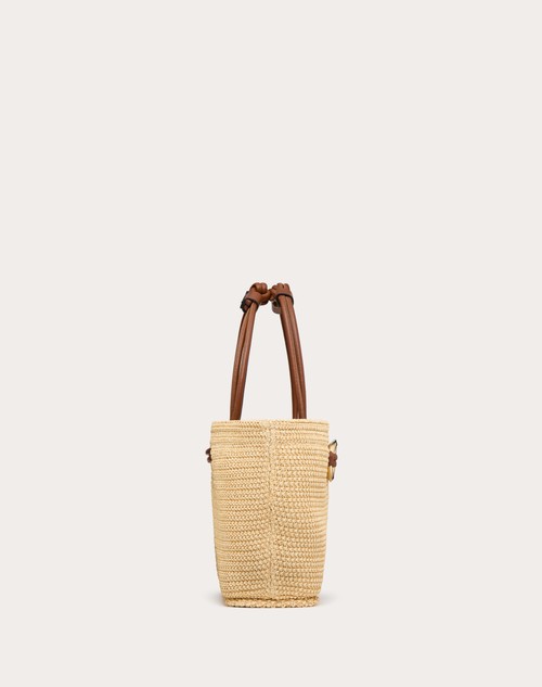 Red Valentino BORSA SHOPPING PICCOLA VALENTINO GARAVANI ESCAPE IN RAFIA