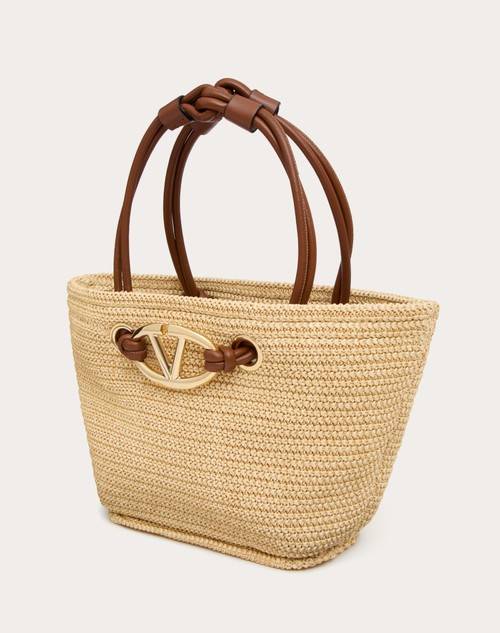 Red Valentino BORSA SHOPPING PICCOLA VALENTINO GARAVANI ESCAPE IN RAFIA