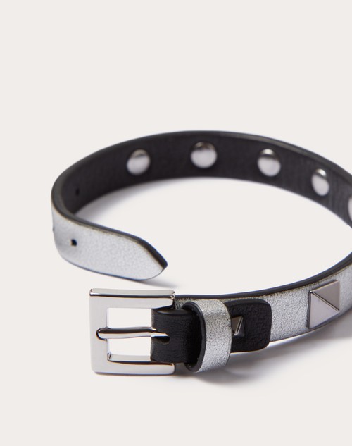 Red Valentino BRACCIALE ROCKSTUD VALENTINO GARAVANI IN PELLE E METALLO