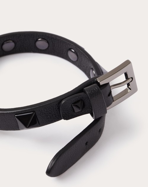 Red Valentino BRACCIALE ROCKSTUD VALENTINO GARAVANI IN PELLE E METALLO