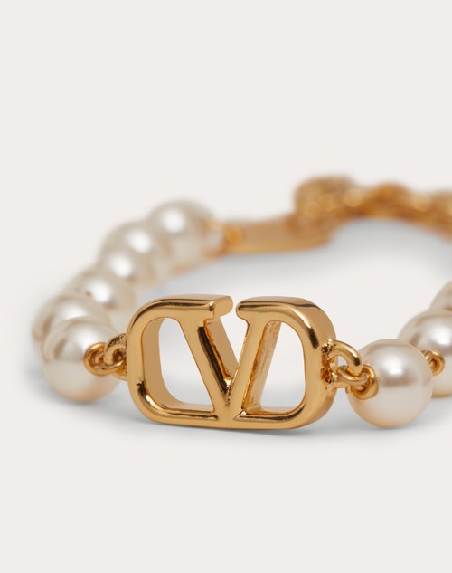 Red Valentino BRACCIALE VLOGO SIGNATURE CON PERLE SWAROVSKI®