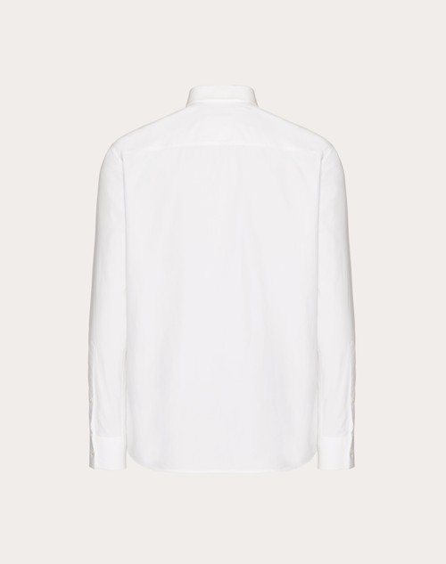 Red Valentino CAMICIA IN COTONE CON BORCHIE ROCKSTUD UNTITLED