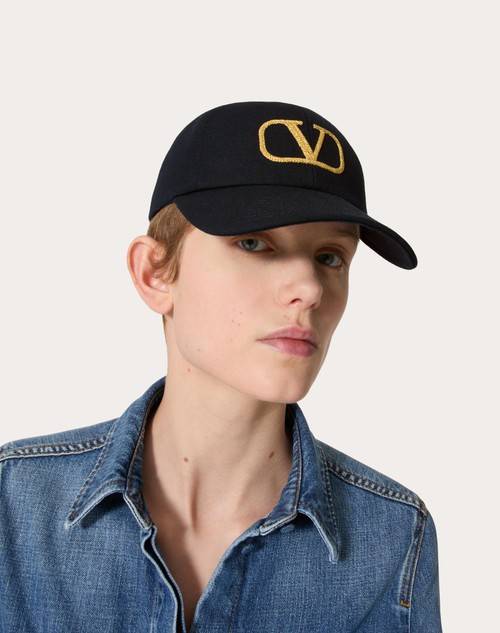 Red Valentino CAPPELLO BASEBALL VLOGO SIGNATURE IN COTONE