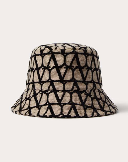 Red Valentino CAPPELLO BUCKET TOILE ICONOGRAPHE IN TESSUTO TOILE ICONOGRAPHE E RASO