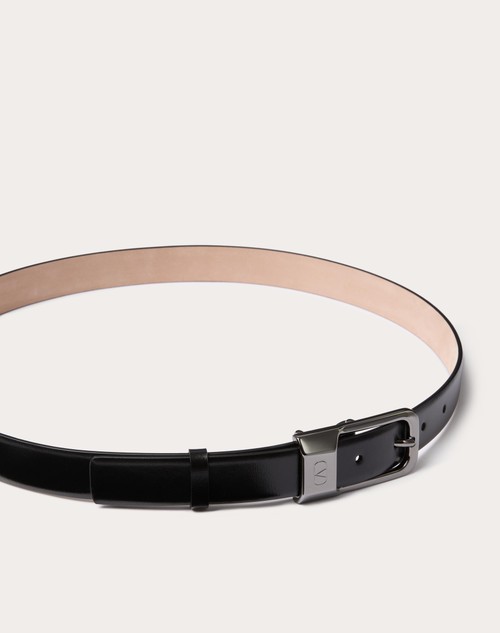 Red Valentino CINTURA MINI VLOGO SIGNATURE IN VITELLO 25 MM