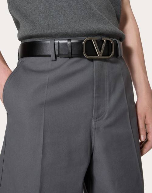 Red Valentino CINTURA REVERSIBILE VLOGO SIGNATURE IN VITELLO 40 MM