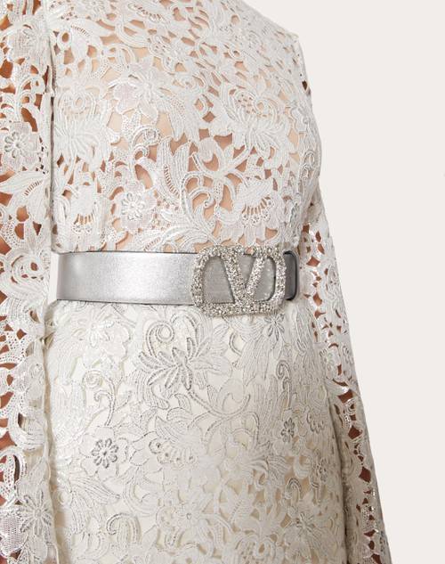 Red Valentino CINTURA REVERSIBILE VLOGO SIGNATURE IN VITELLO METALLIZZATO 40 MM