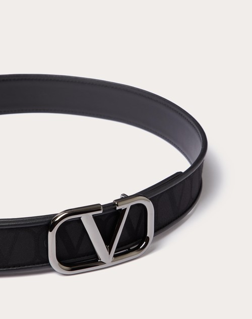 Red Valentino CINTURA TOILE ICONOGRAPHE IN TESSUTO TECNICO CON DETTAGLI IN PELLE