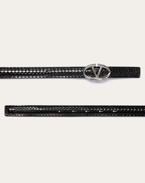 Red Valentino CINTURA VLOGO THE BOLD EDITION IN AYERS 20 MM