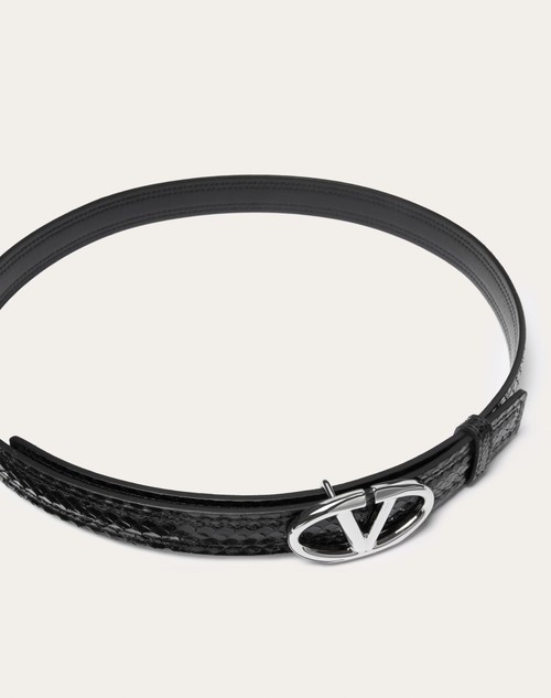 Red Valentino CINTURA VLOGO THE BOLD EDITION IN AYERS 20 MM