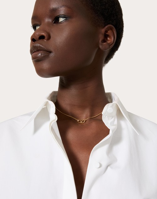 Red Valentino COLLANA VLOGO THE BOLD EDITION IN METALLO