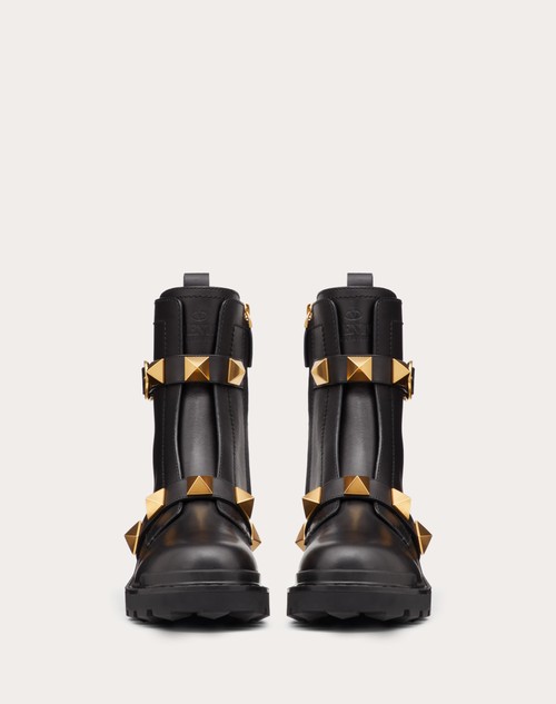 Red Valentino COMBAT BOOT ROMAN STUD IN VITELLO 40MM
