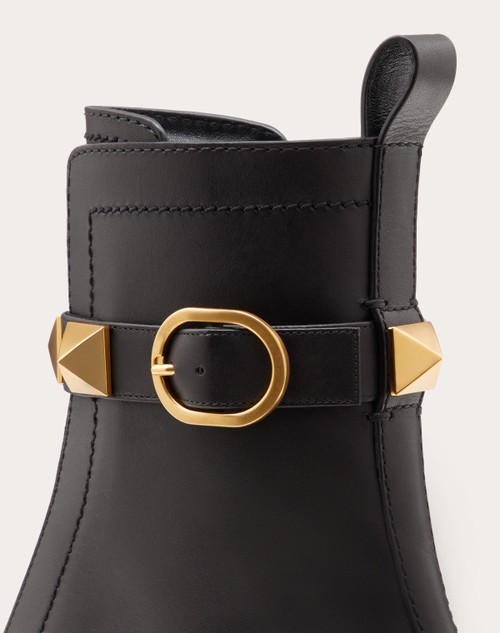 Red Valentino COMBAT BOOT ROMAN STUD IN VITELLO 40MM