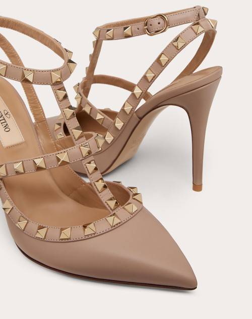 Red Valentino DÉCOLLETÉ ROCKSTUD CON CINTURINI 100MM