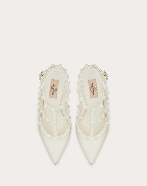 Red Valentino DÉCOLLETÉ ROCKSTUD CON CINTURINI E BORCHIE IN TONO 100MM