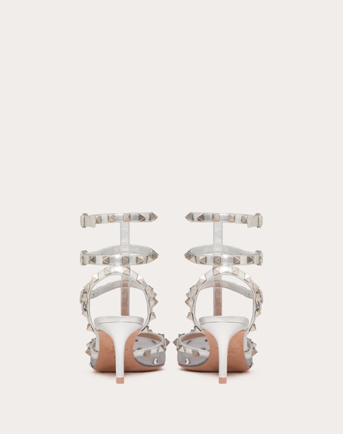 Red Valentino DÉCOLLETÉ ROCKSTUD IN RETE CON CRISTALLI E CINTURINI 65MM