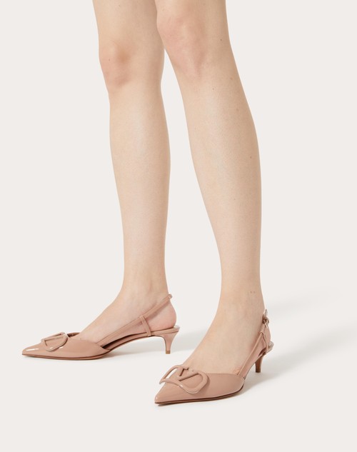 Red Valentino DÉCOLLETÉ SLINGBACK VLOGO SIGNATURE IN VERNICE 40MM