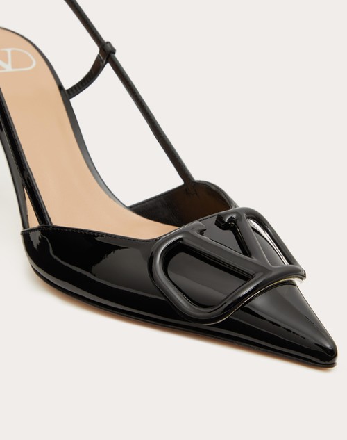 Red Valentino DÉCOLLETÉ SLINGBACK VLOGO SIGNATURE IN VERNICE 80MM