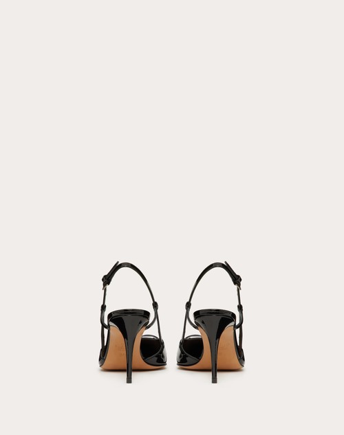 Red Valentino DÉCOLLETÉ SLINGBACK VLOGO SIGNATURE IN VERNICE 80MM