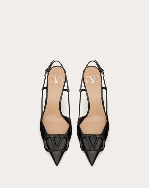 Red Valentino DÉCOLLETÉ SLINGBACK VLOGO SIGNATURE IN VERNICE 80MM