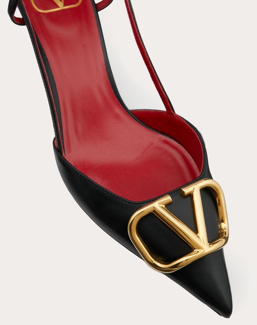 Red Valentino DÉCOLLETÉ SLINGBACK VLOGO SIGNATURE IN VITELLO 40MM