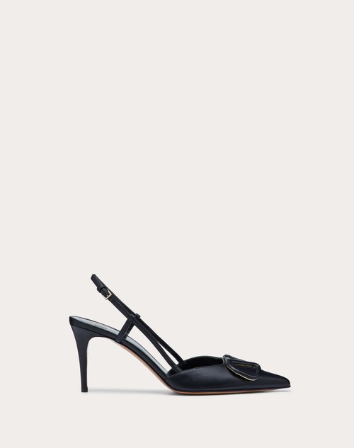 Red Valentino DÉCOLLETÉ SLINGBACK VLOGO SIGNATURE IN VITELLO 80MM