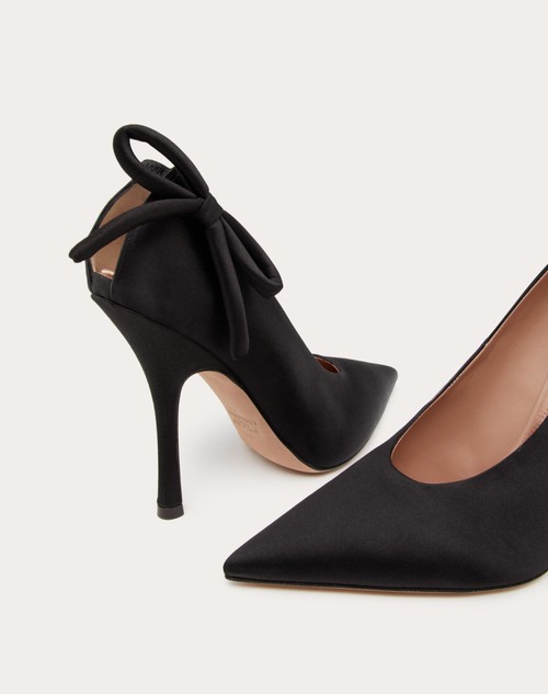 Red Valentino DÉCOLLETÉ VALENTINO GARAVANI NITE-OUT IN RASO 110MM