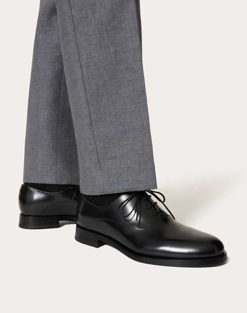 Red Valentino DERBY MINI VLOGO SIGNATURE IN VITELLO