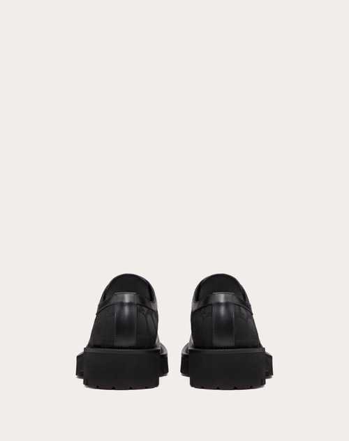 Red Valentino DERBY TOILE ICONOGRAPHE IN TESSUTO TECNICO TOILE ICONOGRAPHE E VITELLO