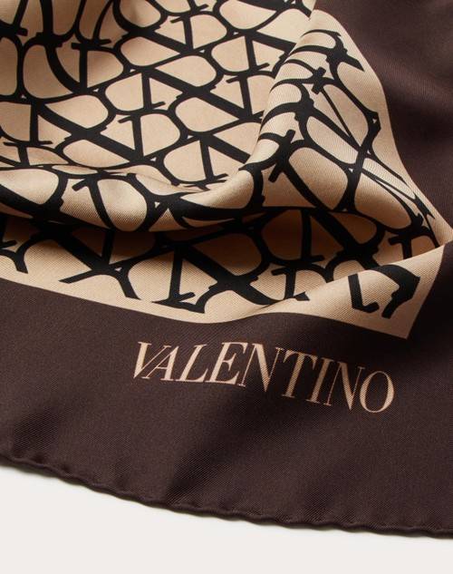 Red Valentino FOULARD 90X90 TOILE ICONOGRAPHE IN SETA