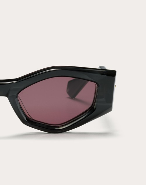 Red Valentino III - OCCHIALE DA SOLE ASIMMETRICO IN ACETATO