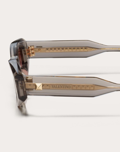 Red Valentino III - OCCHIALE DA SOLE ASIMMETRICO IN ACETATO