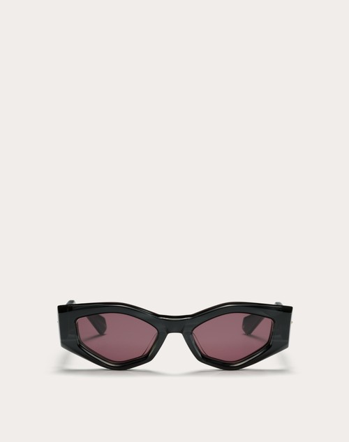 Red Valentino III - OCCHIALE DA SOLE ASIMMETRICO IN ACETATO