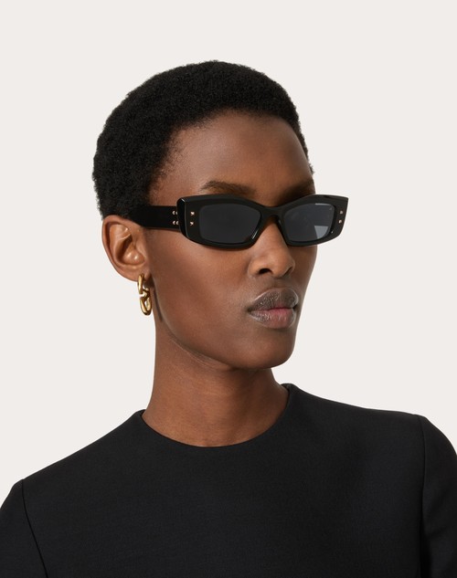 Red Valentino IV - OCCHIALE DA SOLE RETTANGOLARE IN ACETATO