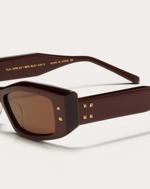 Red Valentino IV - OCCHIALE DA SOLE RETTANGOLARE IN ACETATO