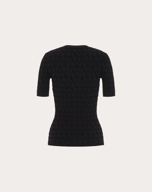 Red Valentino MAGLIA IN STRETCHED VISCOSE TOILE ICONOGRAPHE