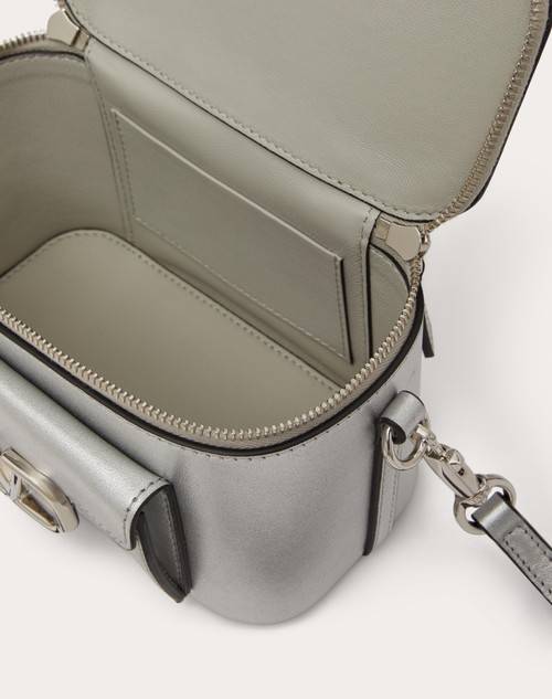 Red Valentino MINI BORSA A MANO LOCÒ IN VITELLO METALLIZZATO
